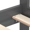 vidaXL Day Bed without Mattress Grey Solid Wood Pine 90x200cm
