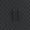 vidaXL Highboard Black 80x35x100 cm Steel