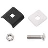 vidaXL Grid Mat Connector 25 Sets Anthracite