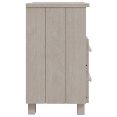 vidaXL Bedside Cabinet HAMAR White 40x35x62 cm Solid Wood Pine, white vidaXL Bedside Cabinet HAMAR White 40x35x62 cm Solid Wood Pine