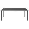 vidaXL 9 Piece Garden Dining Set Black and Brown