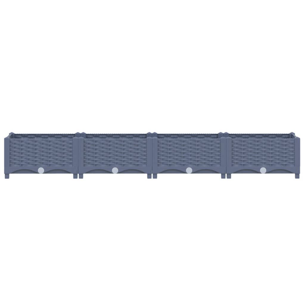 vidaXL Raised Bed 160x40x23 cm Polypropylene