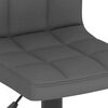 vidaXL Bar Stools 2 pcs Dark Grey Fabric