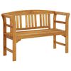 vidaXL Rose Bench 1 -Seater 114 cm Solid acacia wood Natural
