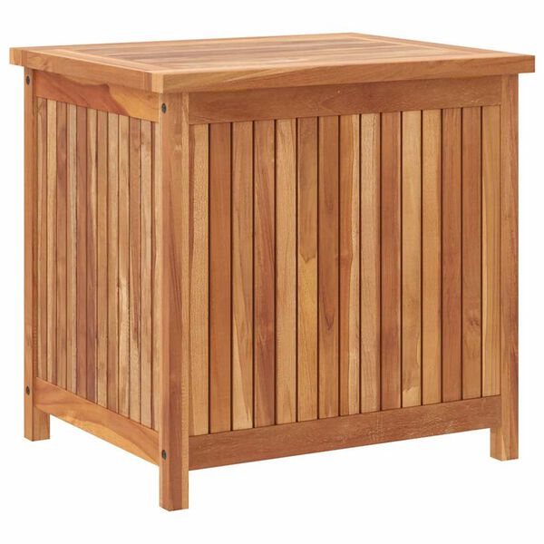 vidaXL Garden Storage Box 60x50x58 cm Solid Teak Wood