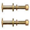 vidaXL Sunlounger Spare Wheels 2 pcs Solid Teak Wood