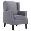 vidaXL Armchair Dark Grey Fabric