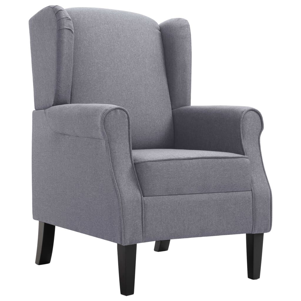 vidaXL Armchair Dark Grey Fabric
