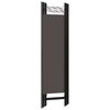 vidaXL 5-Panel Room Divider Anthracite 200x180 cm