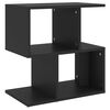 vidaXL Bedside Cabinet Black 50x30x51,5 cm Engineered Wood