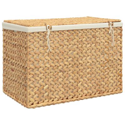 vidaXL Laundry Basket with 3 Sections 75x42.5x52 cm Water Hyacinth,  vidaXL Laundry Basket with 3 Sections 75x42.5x52 cm Water Hyacinth