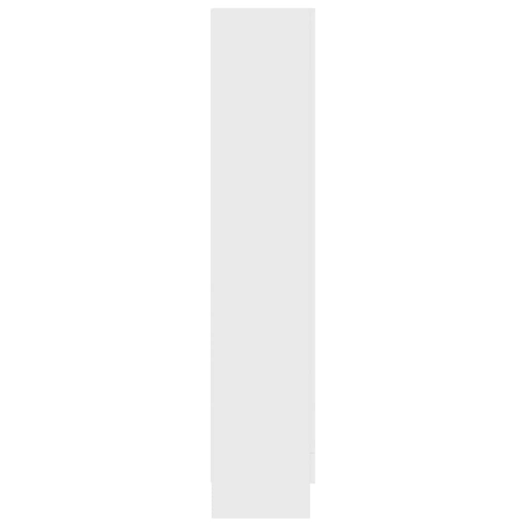 vidaXL Vitrine Cabinet White 82.5x30.5x150 cm Engineered Wood