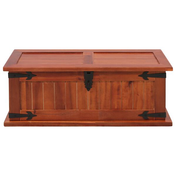 vidaXL Storage Chest 60x25x22 cm Solid Acacia Wood