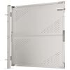vidaXL Garden Gate 100x100 cm Stainless Steel