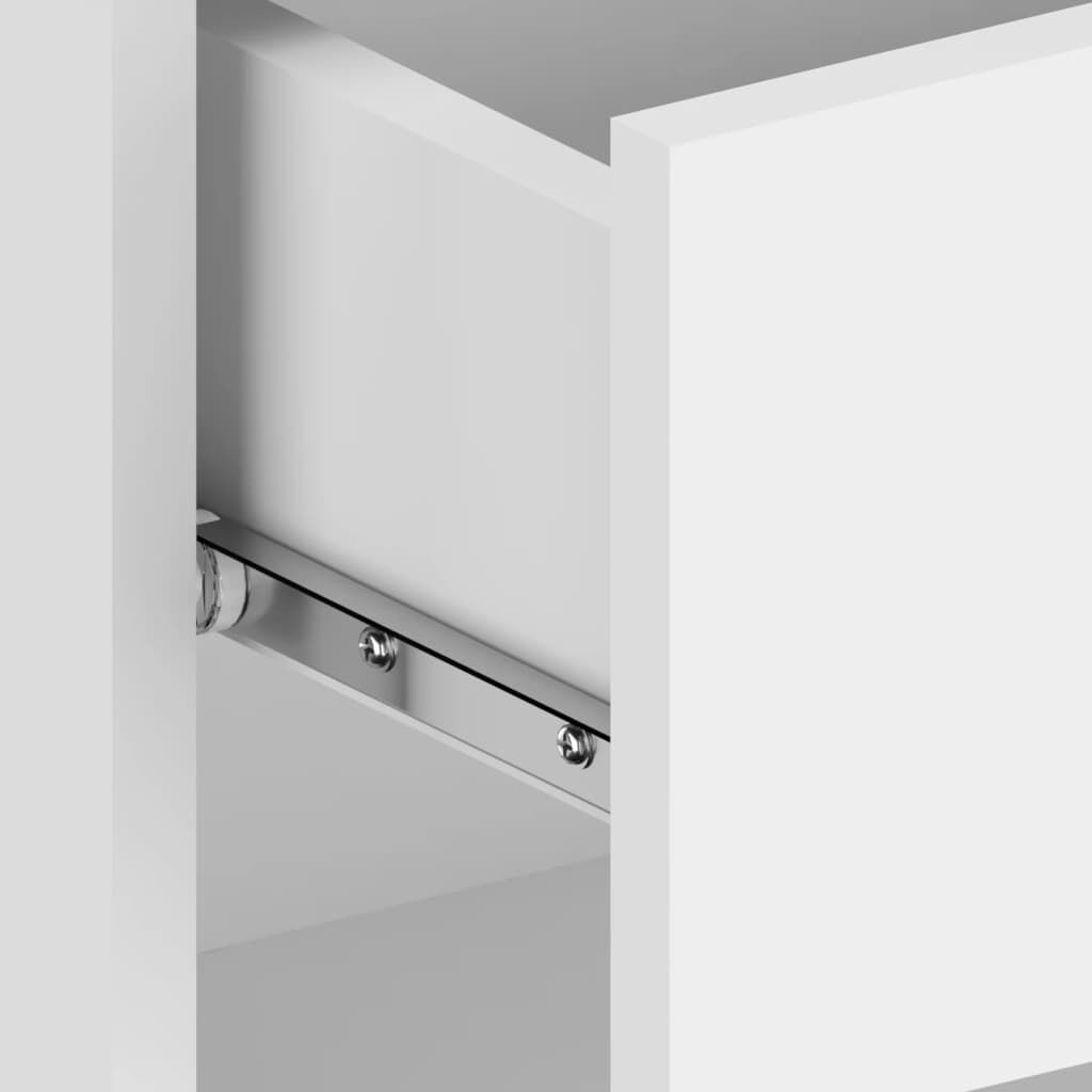 vidaXL Wall-mounted Bedside Cabinets 2 pcs White