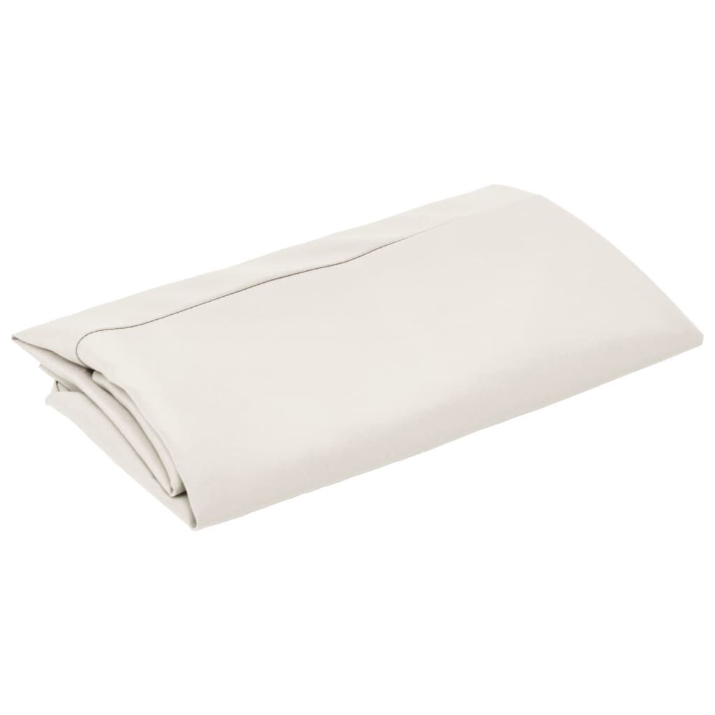 vidaXL Replacement Fabric for Cantilever Umbrella Sand White 300 cm