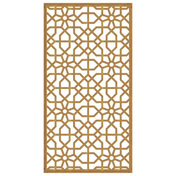 vidaXL Garden Wall Decoration 105x55 cm Corten Steel Moorish Design