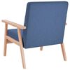 vidaXL Armchair Blue Fabric