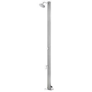 vidaXL Garden Shower 215 cm Stainless Steel