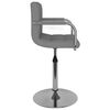 vidaXL Dining Chair Light Grey Fabric