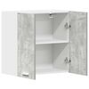 vidaXL Hanging Cabinet Concrete Grey 60x31x60 cm Engineered Wood