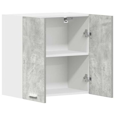 vidaXL Hanging Cabinet Concrete Grey 60x31x60 cm Engineered Wood, concrete grey vidaXL Hanging Cabinet Concrete Grey 60x31x60 cm Engineered Wood