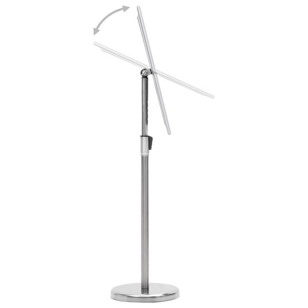 vidaXL A3 Pedestal Poster Stand Silver Aluminium Alloy