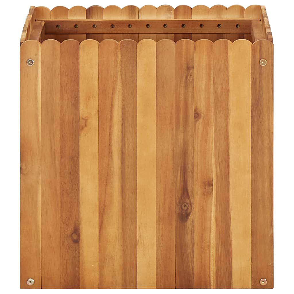 vidaXL Garden Raised Bed 50x50x50 cm Solid Acacia Wood