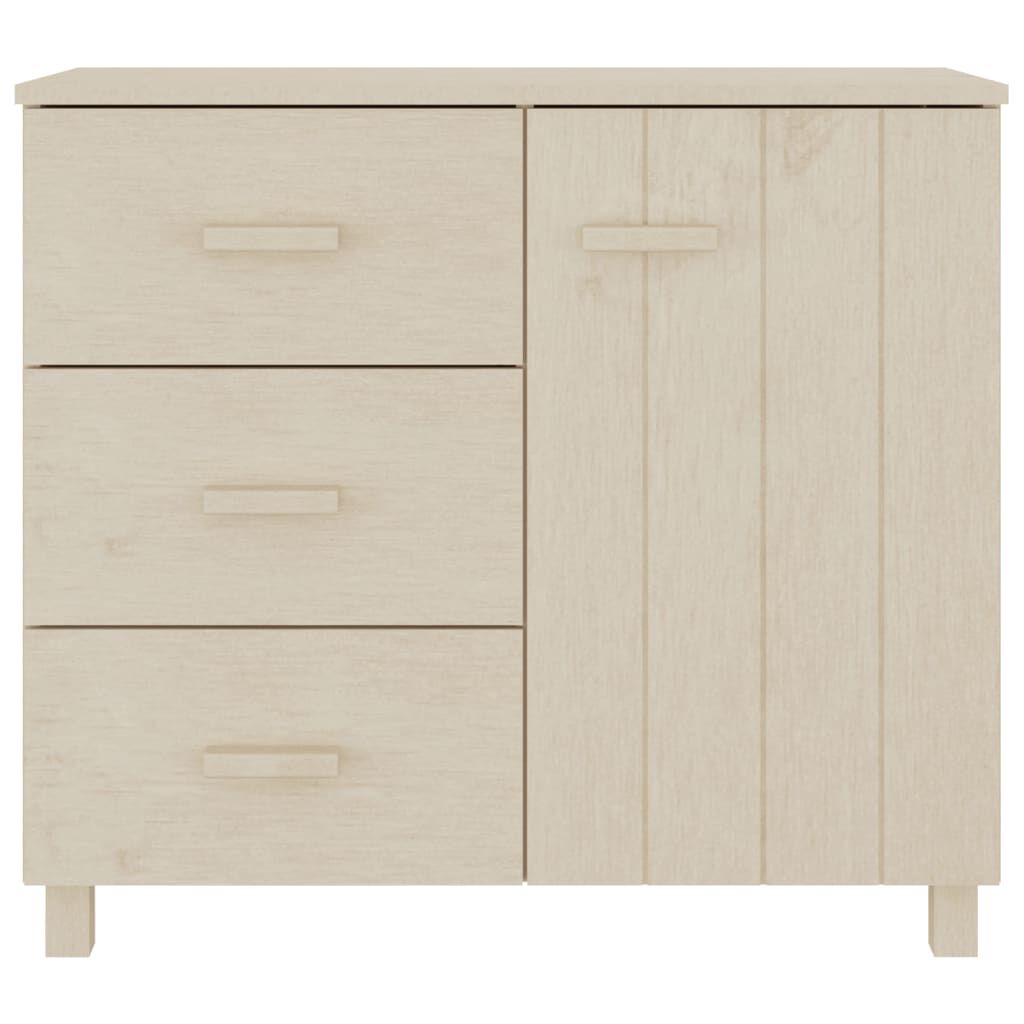vidaXL Sideboard HAMAR Honey Brown 90x40x80 cm Solid Pinewood