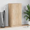 vidaXL Shoe Cabinet 7 Shelves Oak