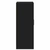 vidaXL Shoe Cabinet Black 60x35x92 cm Engineered Wood