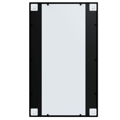 vidaXL Wall Mirrors 6 pcs Black 100x60 cm Metal,  vidaXL Wall Mirrors 6 pcs Black 100x60 cm Metal