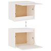 vidaXL TV Cabinets 3 pcs White Solid Wood Pine