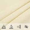 vidaXL Sunshade Sail 160 g/m² Cream 2x2.5 m HDPE
