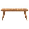 vidaXL 7 Piece Garden Dining Set Solid Wood Acacia