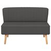 vidaXL Sofa Fabric 117x55.5x77 cm Dark Grey