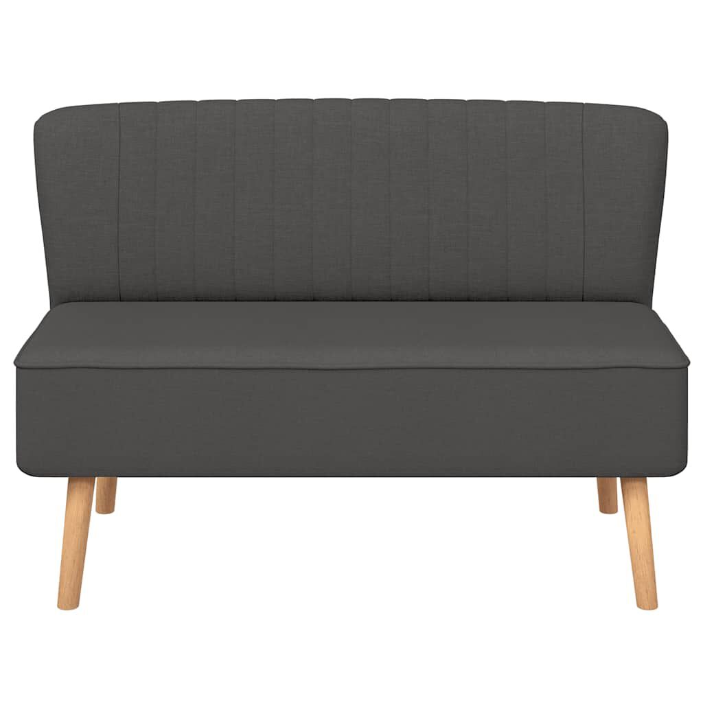 vidaXL Sofa Fabric 117x55.5x77 cm Dark Grey
