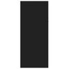 vidaXL Shoe Cabinet Black 60x35x84 cm Engineered Wood