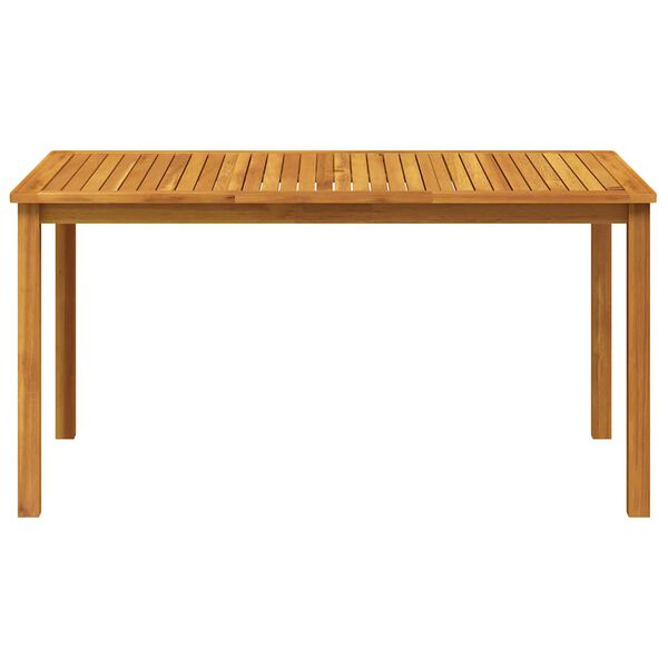 vidaXL Garden Table 150x90x74 cm Solid Acacia Wood