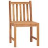 vidaXL 5 Piece Garden Dining Set 160x80 cm Solid Teak Wood