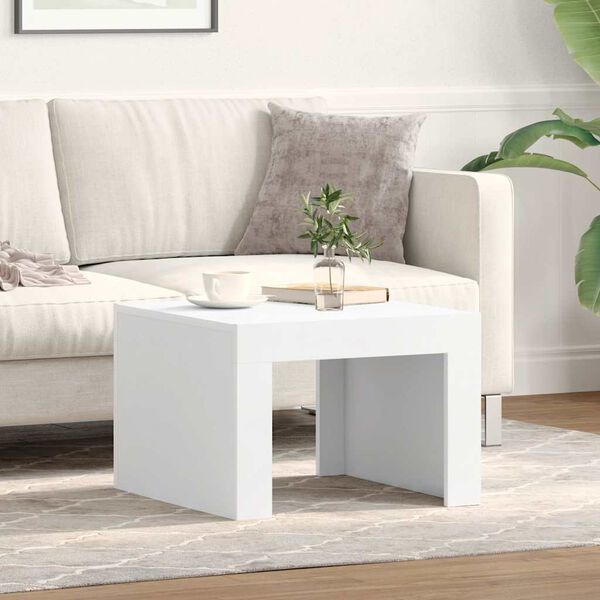 vidaXL Coffee Table White 110x50x35 cm Engineered Wood