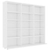 vidaXL CD Cabinet White 100x23x89.5 cm Engineered Wood