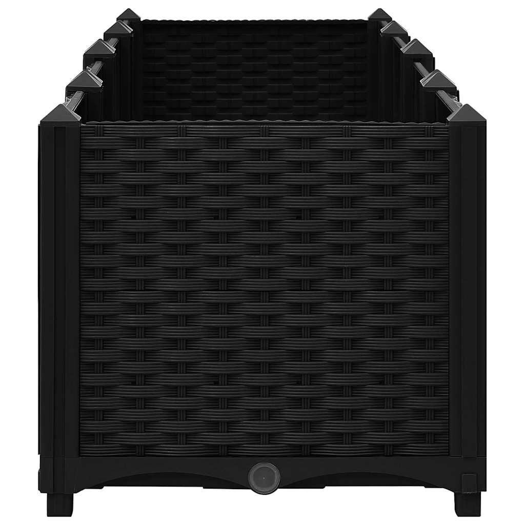 vidaXL Raised Bed 160x40x38 cm Polypropylene