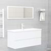 vidaXL Sink Cabinet White 100x38.5x45 cm Engineered Wood