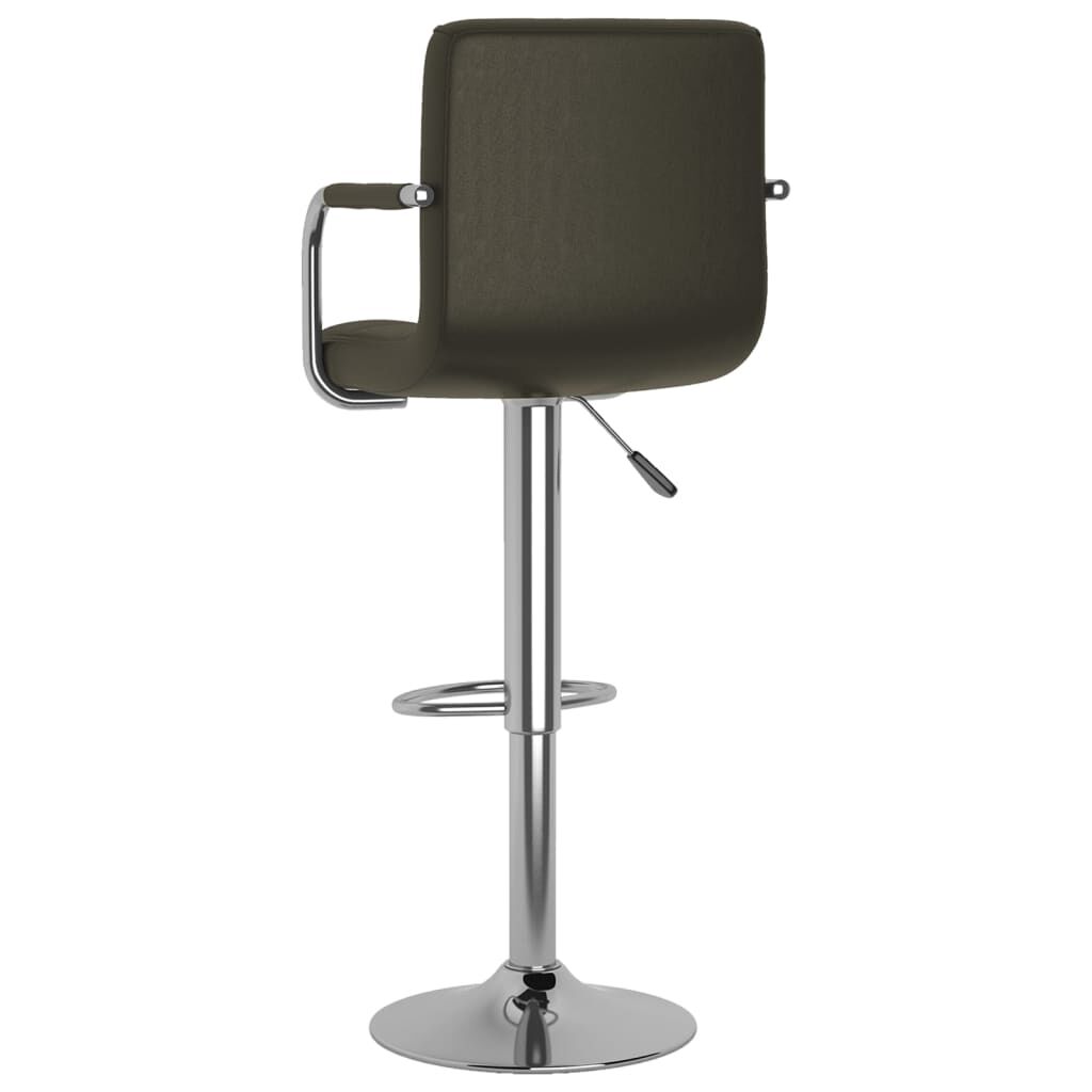 vidaXL Bar Stool Brown Faux Leather