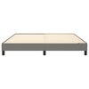 vidaXL Bed Frame without Mattress Dark Grey 180x200 cm Super King Fabric