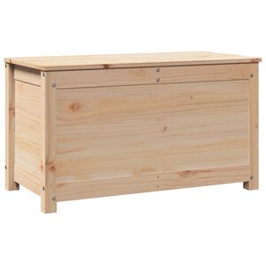 vidaXL Storage Box 80x40x45.5 cm Solid Wood Pine