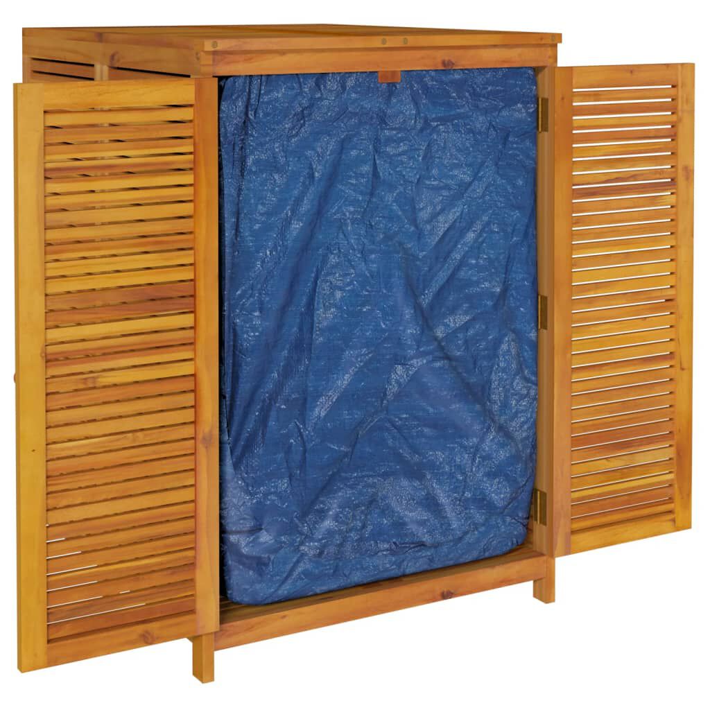 vidaXL Garden Storage Box 70x87x104 cm Solid Wood Acacia