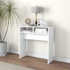vidaXL Console Table White 78x30x80 cm Engineered Wood