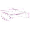 vidaXL Workbench Tabletop with Vice 52x44x9.5 cm Solid Wood Acacia